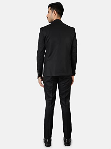 WINTAGE Men's Tuxedo Black 2PC Suit : Small