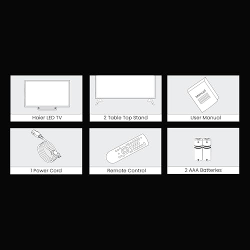Haier H5E Series 108cm (43) 4K Ultra HD Smart LED Google TV 43H5E