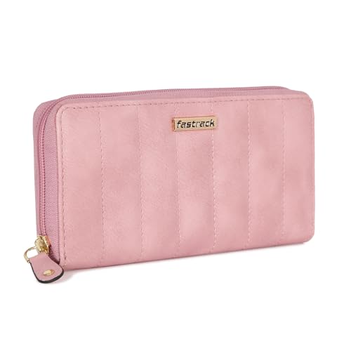 Fastrack Faux Leather Women Western Wallet(Pink)