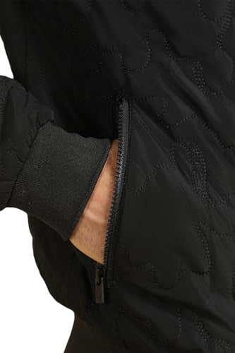 Allen Solly Men Black Textured Full Sleeves Casual Jacket