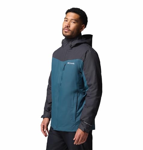 Columbia Men Teal OmniHeat Reflective Whirlibird V Interchangeable Jacket, L