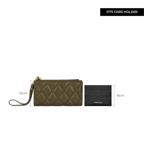 Miraggio Amaya Quilted Bi-Fold Zip Around Wallet for Woman | Gift Items for Women