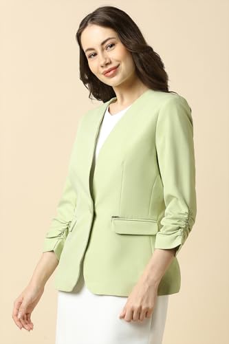 Allen Solly Women Green Blazer