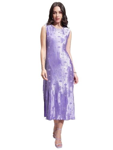 Tokyo Talkies Women Round Neck Casual FIT TTJ6012624 Violet XL