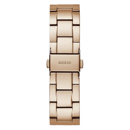 GUESS Stainless Steel Analog Gold Dial Women Watch-Gw0485L2, Rose Gold Band