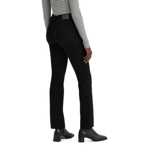 Levi's Women's 314 Shaping Straight Jean, Soft Black, 30Wx32L