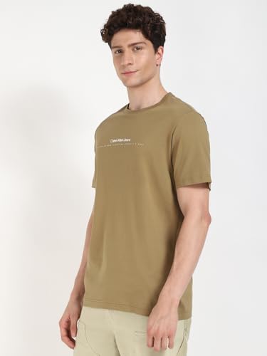 Calvin Klein Men Olive T Shirt