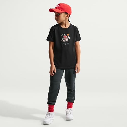 Nike Unisex Kids Regular Fit Sportswear T-Shirt Black