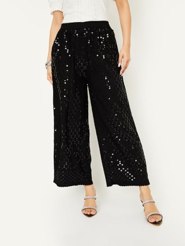 Max Women's Regular Pants (CTBT52013_Black