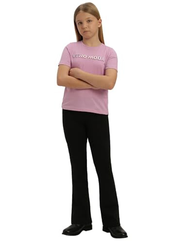 VERO MODA Girl Regular Fit Purple Tshirt
