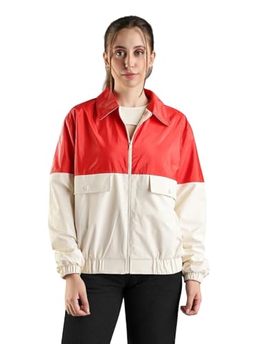 Tommy Hilfiger Women's A-Line Coat (F24HWOT077-XS_Fierce Red/Calico