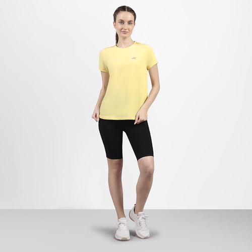 Skechers Women Performance Boxy Fit Natural Yellow Top