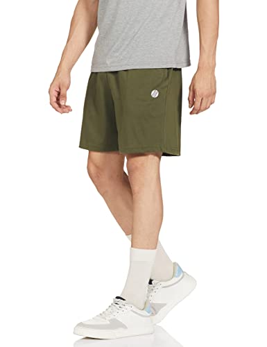 Max Men's Cargo Shorts (NOOSNBSHOL3_Olive Green_M)