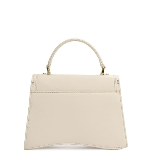 Da Milano Leather Satchel Bag for Women - Marshmallow White (LB-01516A-OL)