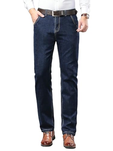 URBAN POCKETS Jeans for Men | Denim Pants with Straight Fit & Formal Look (Regular-D.Blue-U08-36)