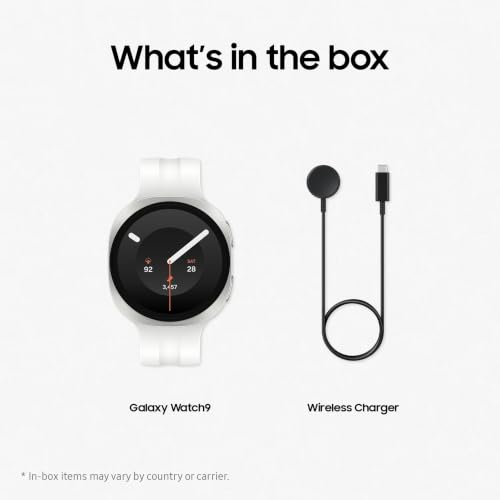 Samsung Galaxy Watch9 (40mm Bluetooth, Cream)