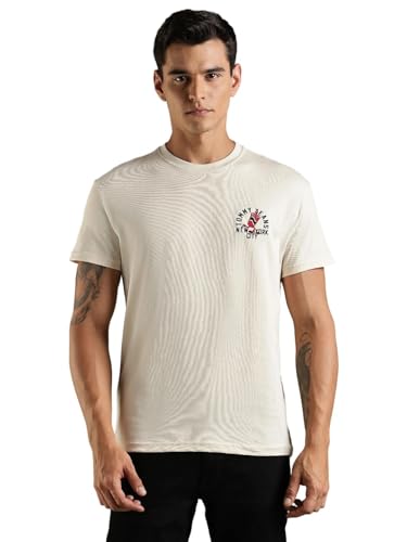 Tommy Hilfiger Embroidered Logo Regular Fit Cotton T-Shirt