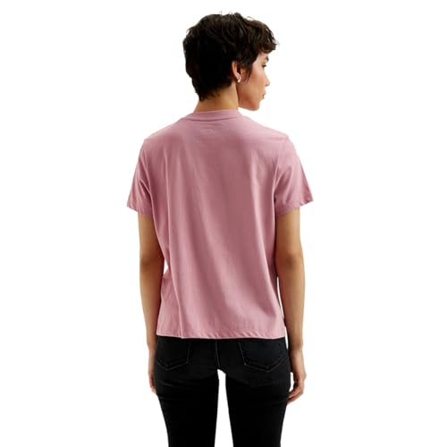Levis Women's Printed Regular Fit T-Shirt