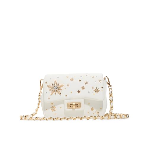 Aldo Women's CELESTIALBAG Satchel Bag, White