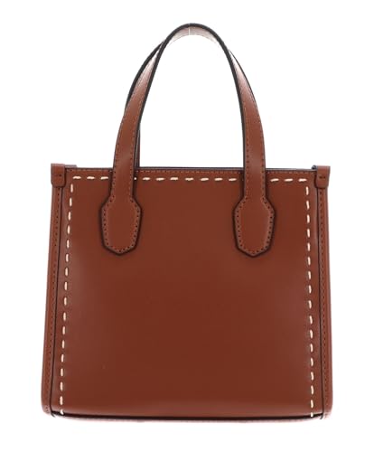 GUESS Polyester Stylish Silvana Mini Tote Bag (Cognac)