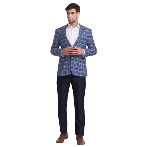 Park Avenue Men's Wrap Coat (PMJP02869-B7_Dark Blue