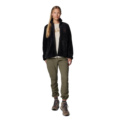 Columbia womens Fire Side Full Zip III, Black, Medium