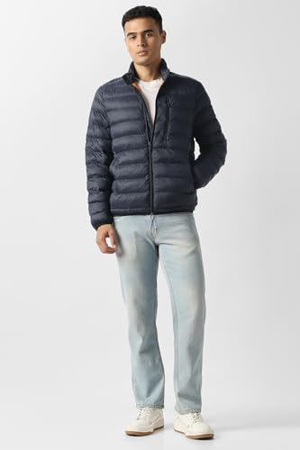 Van Heusen Men's A-Line Coat (VFJKABOFS19387_Navy