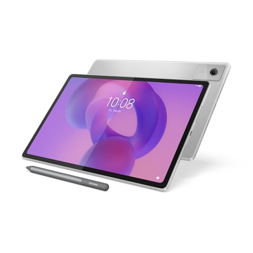 Lenovo Idea Tab Plus with Pen | Wifi |12.1" 2.5K Display, 800nits Peak Brightness |12GB RAM + 256GB ROM (Expandable upto 2TB)| MediaTek Dimensity 6400| 10200mAh|4 Speakers with Dolby Atmos| Cloud Grey