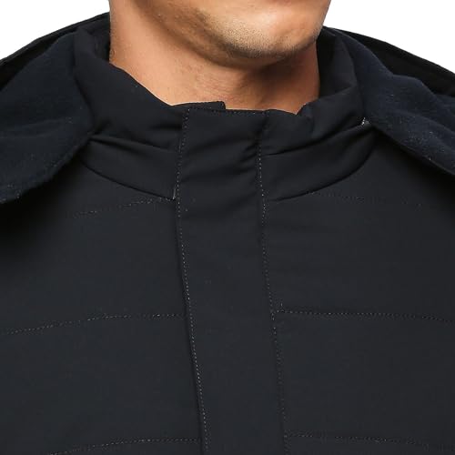 Pepe Jeans Men's A-Line Coat (PM402945_Navy Blue_Dark