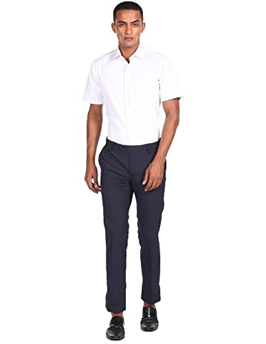 Arrow Mid Rise Flat Front Trousers