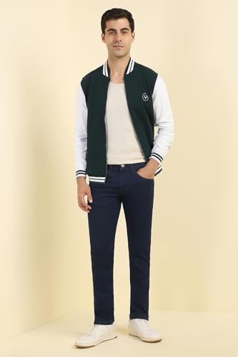 Allen Solly Men Navy Dark Wash Jeans