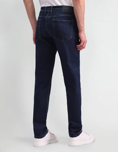 Arrow New York Men's Fitted Jeans (ANAIJN2667_Indigo