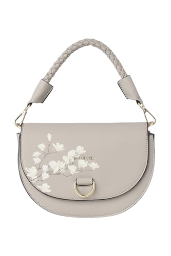 Women Grey Print Casual Handbag