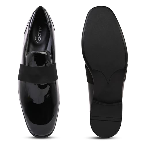 Aldo ASARIAA-IN004 Open Black Synthetic Dress Loafers