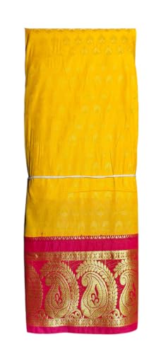 SREE KUMARAN Women's Kanchipuram Silk Pure Pattu Sarees With Blouse (VSK337-8)