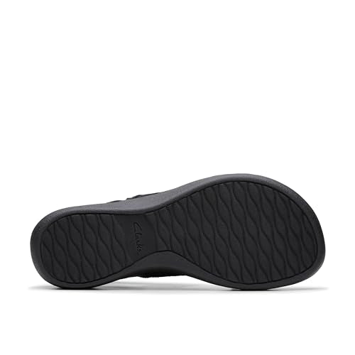 Clarks womens Arla Stroll, Black Textile, 6.5 UK