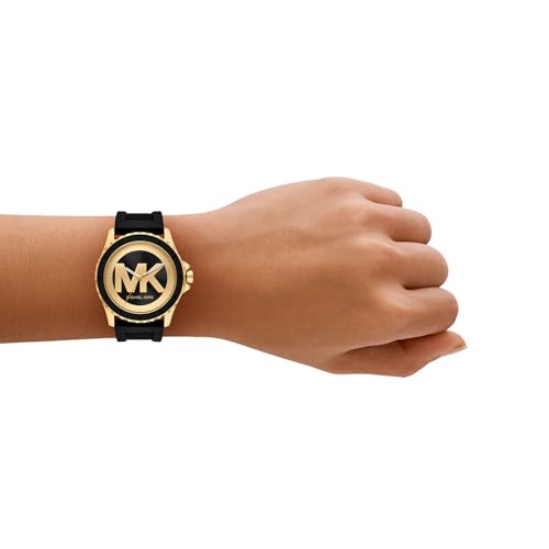 Michael Kors Everest Black Quartz Silicone Watch MK7537