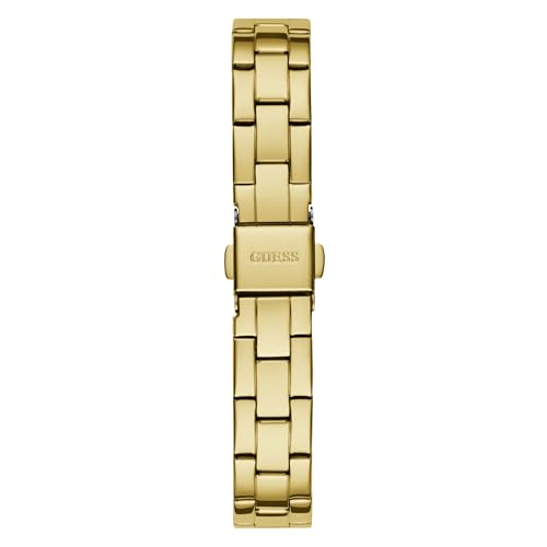 GUESS Women 24 mm Gold Dial Analog Watch- GW0611L2