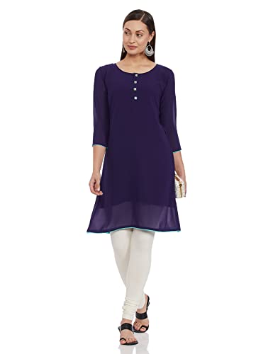 Max Women Regular Fit Solid Mid Rise Elasticated Churidar (NOOSKC21OW_Off White_XL)