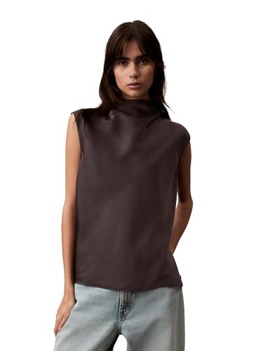 Calvin Klein Jeans Women's Solid Regular Fit T-Shirt (44B917G021_Grey