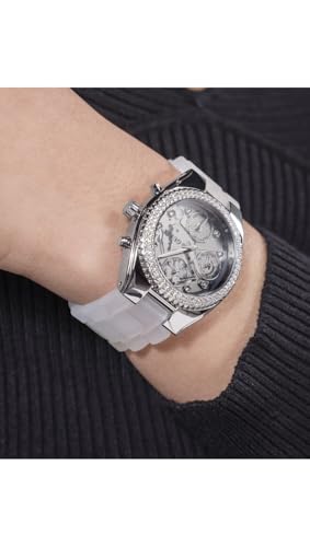 GUESS Analogue Clear Dial Women's Watch-GW0773L1