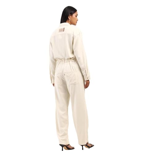 Levi's X Deepika Padukone Cargo Jumpsuit (A3714-0000_XS_Beige)