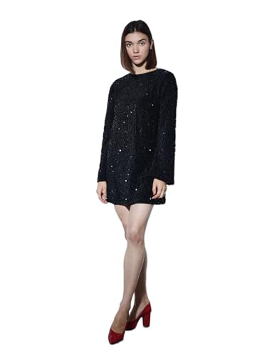 ONLY Women Black Shift Dress