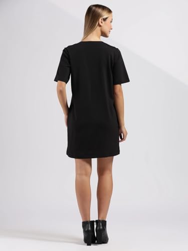Viscose V-Neck Shift Dress