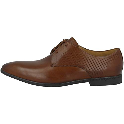 Clarks Men's Bampton Walk British Tan Lea Leather Formal Shoes-8 UK (261354217)