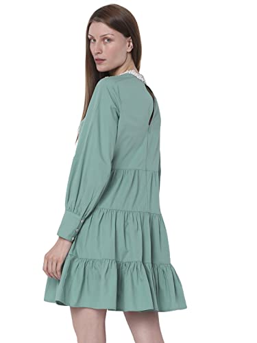 VERO MODA A-line Fit Dress (10299554_Wasabi_S)