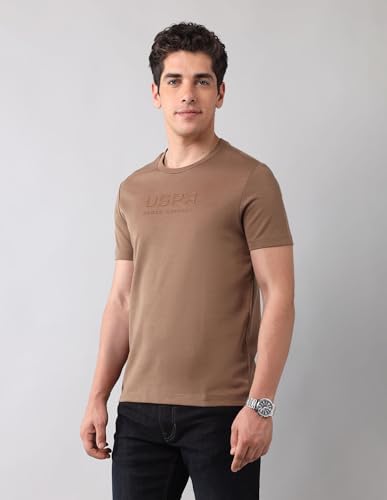 U.S. POLO ASSN. Denim Co. Men's Brand Embossed Black Label T-Shirt