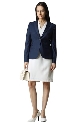 Van Heusen Women's Blazer (VWBZCRGF174592_Navy