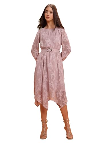 U.S. Polo ASSN. Women Floral Lace A-Line Dress (UWAW25DRS197_Pink_S)