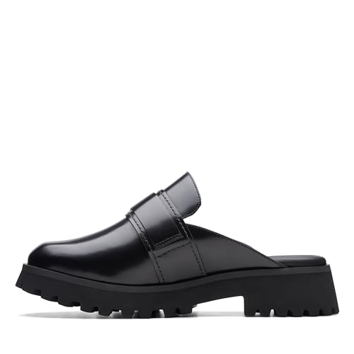 Clarks Stayso Free Black Leather